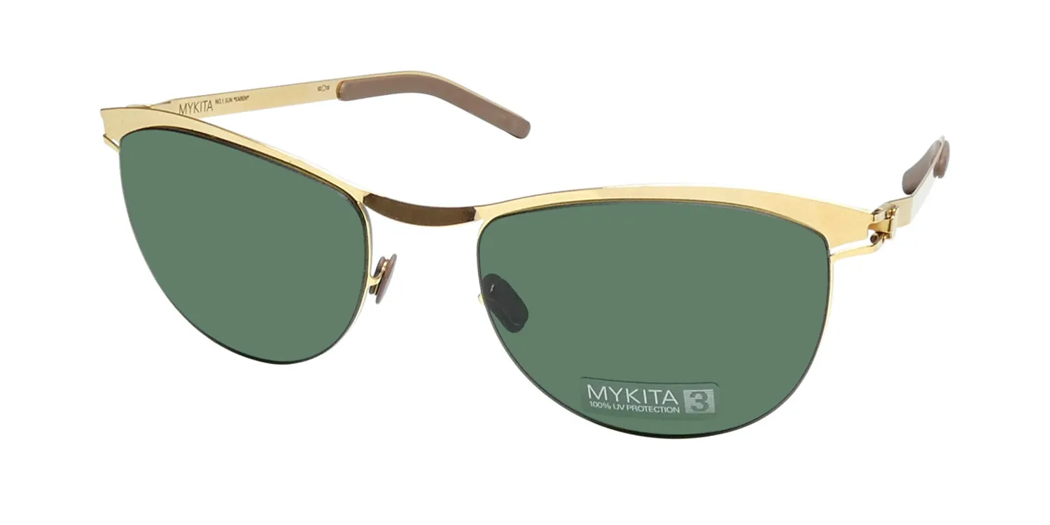 Mykita Karen 013 Sunglasses Glossy Gold 52mm