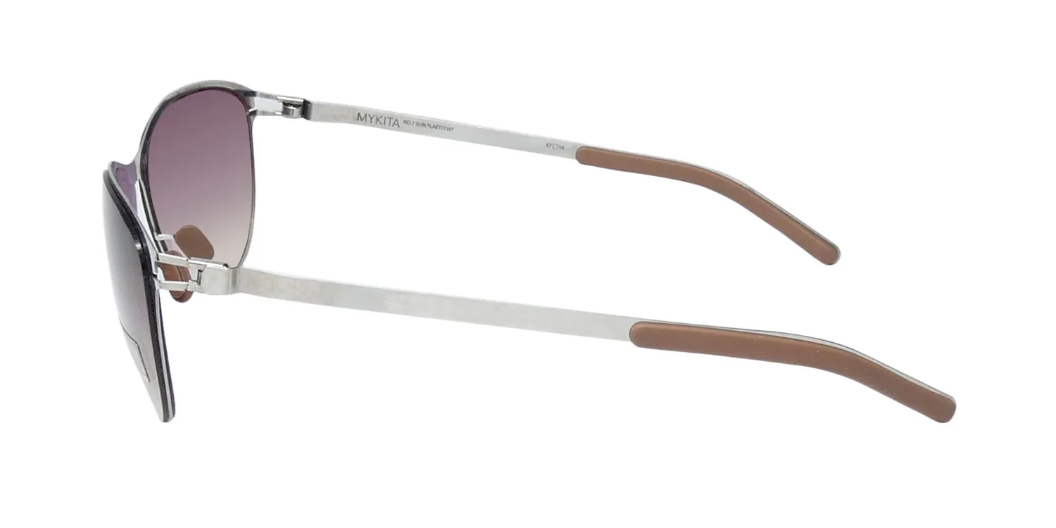 Mykita Laetitia 051 Sunglasses Shiny Silver 57mm 4