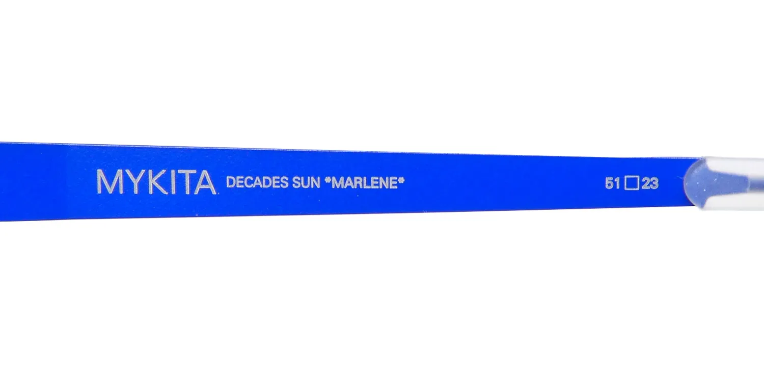 Mykita Marlene 138 Sunglasses International Blue 51mm Unisex 7