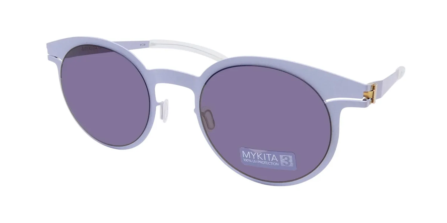 Mykita Marlene 141 Sunglasses Pastel Grey 51mm Unisex