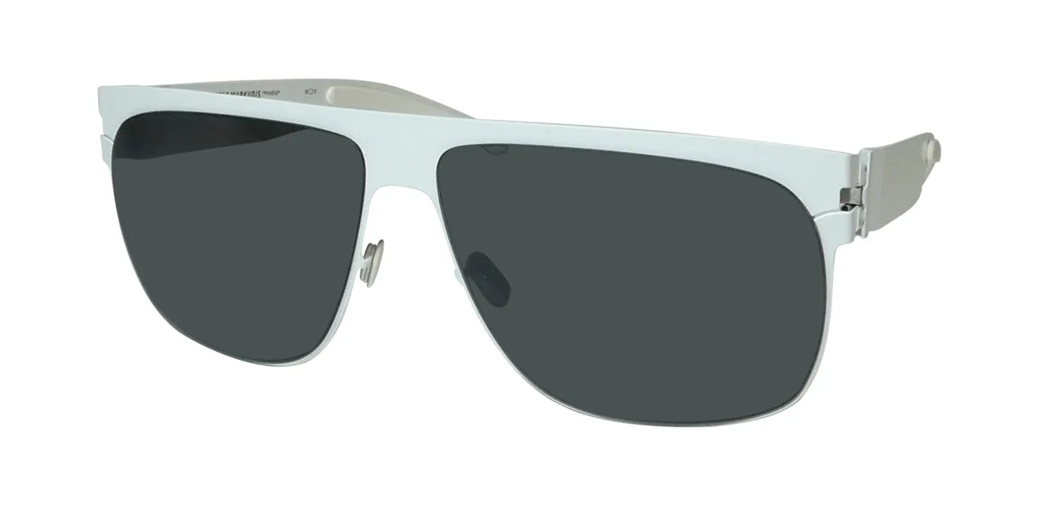 Mykita Kostas Murkudis Phineas f57 Sunglasses Antique White 63mm