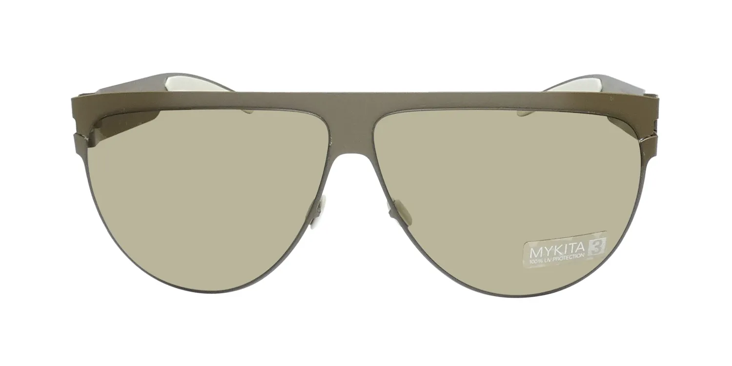 Mykita Kostas Murkudis Elektra f58 Sunglasses Khaki 64mm 3