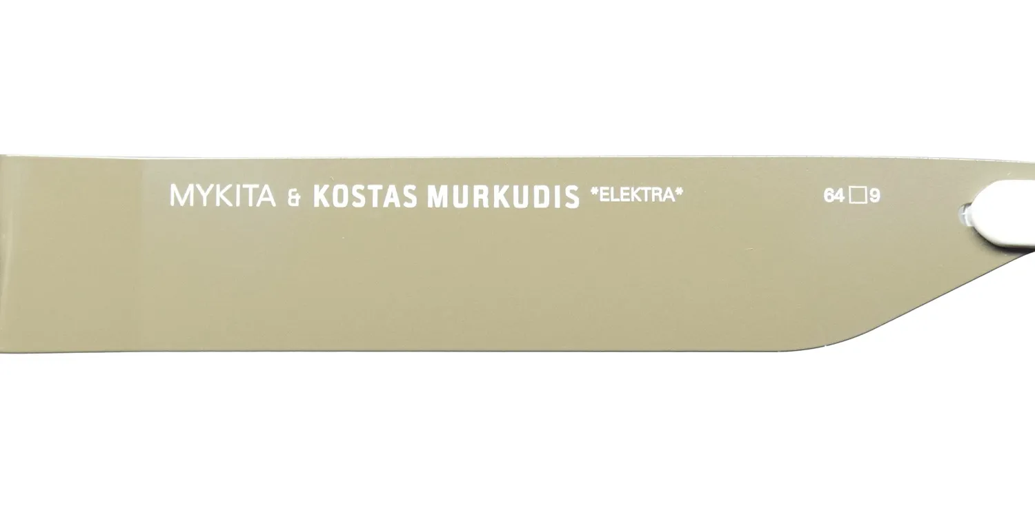 Mykita Kostas Murkudis Elektra f58 Sunglasses Khaki 64mm 7