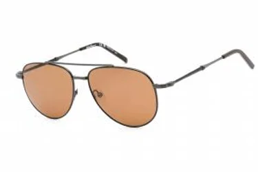 Salvatore Ferragamo SF226S 021 Sunglasses Black Dark Ruthenium 58mm