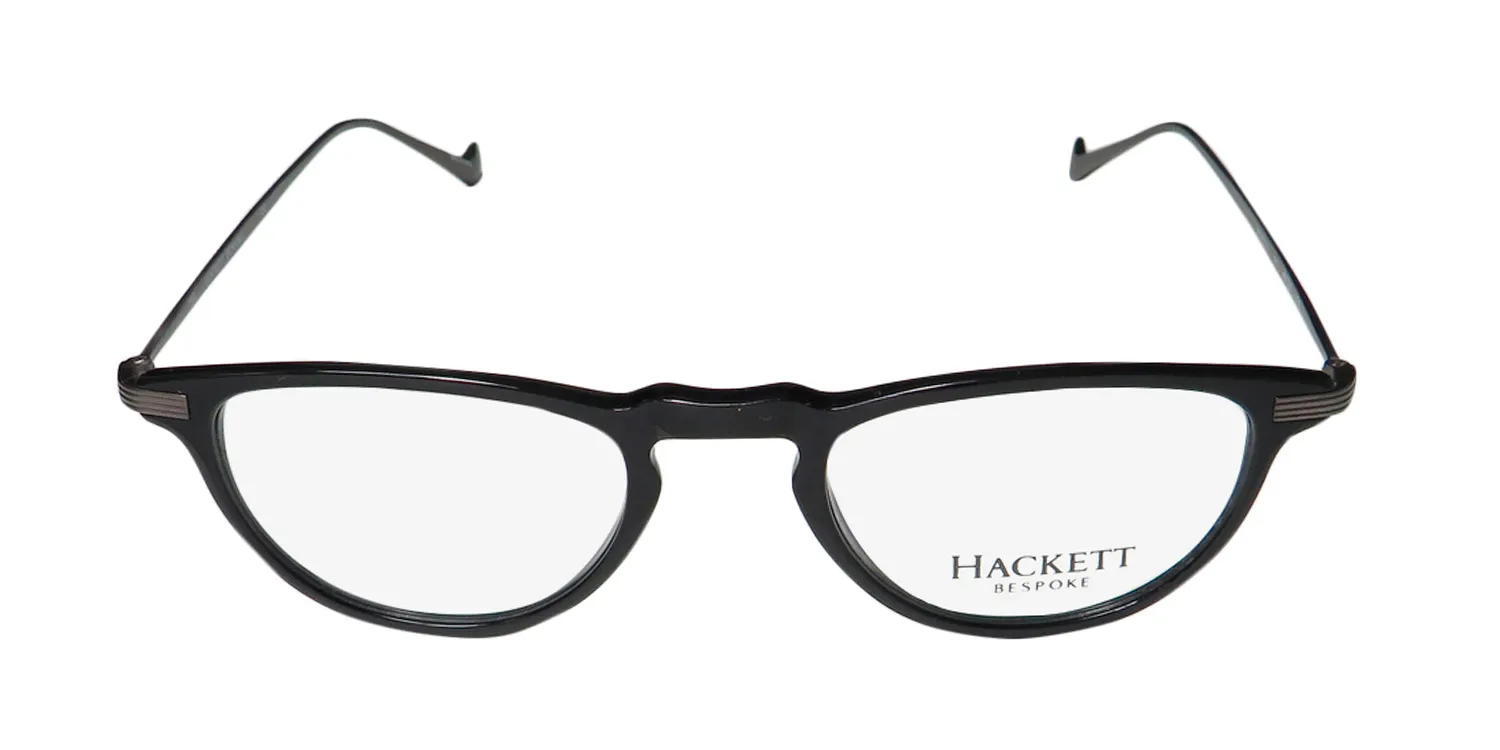 Hackett Bespoke Heb 219 01 Eyeglasses Black 48mm 3