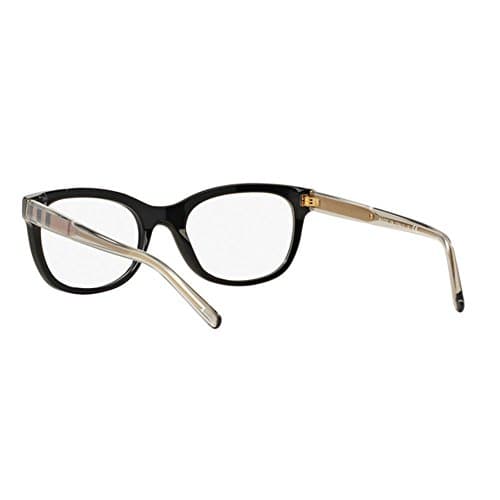 Burberry B2213 3001 Eyeglasses Black 51mm Women 2