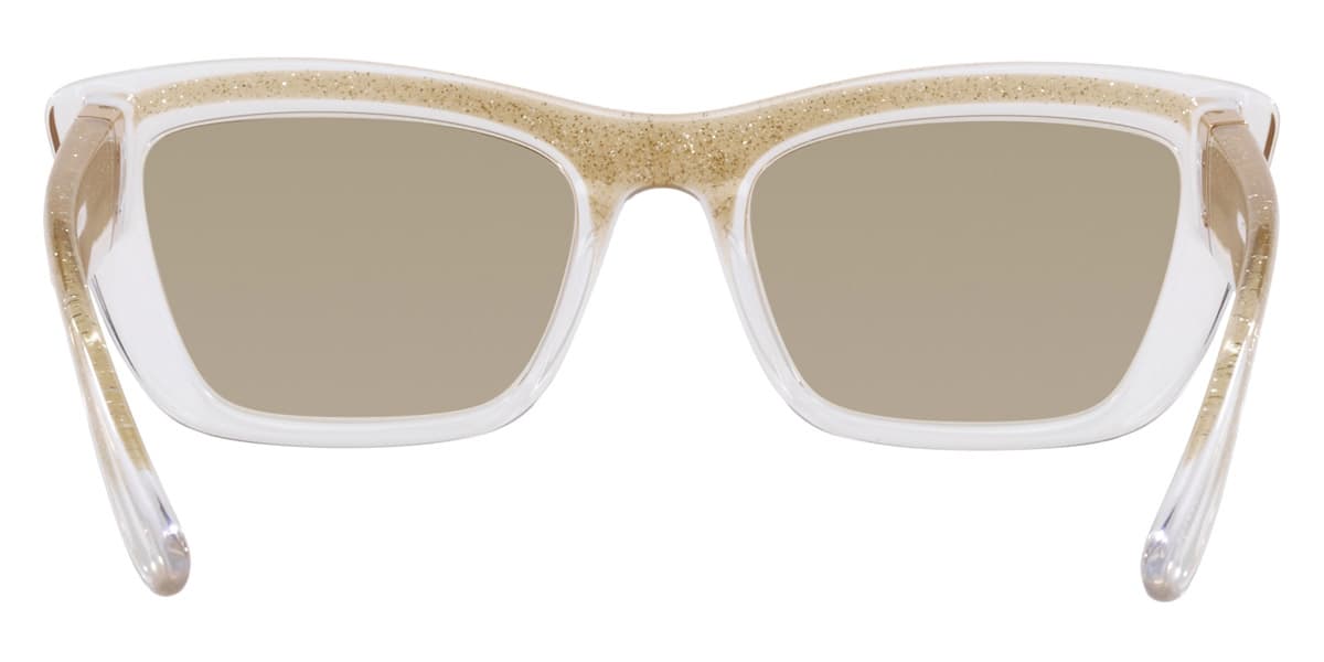 Dolce & Gabbana DG6171 3352V9 Sunglasses Transparent Gold Glitter 54mm Women 4