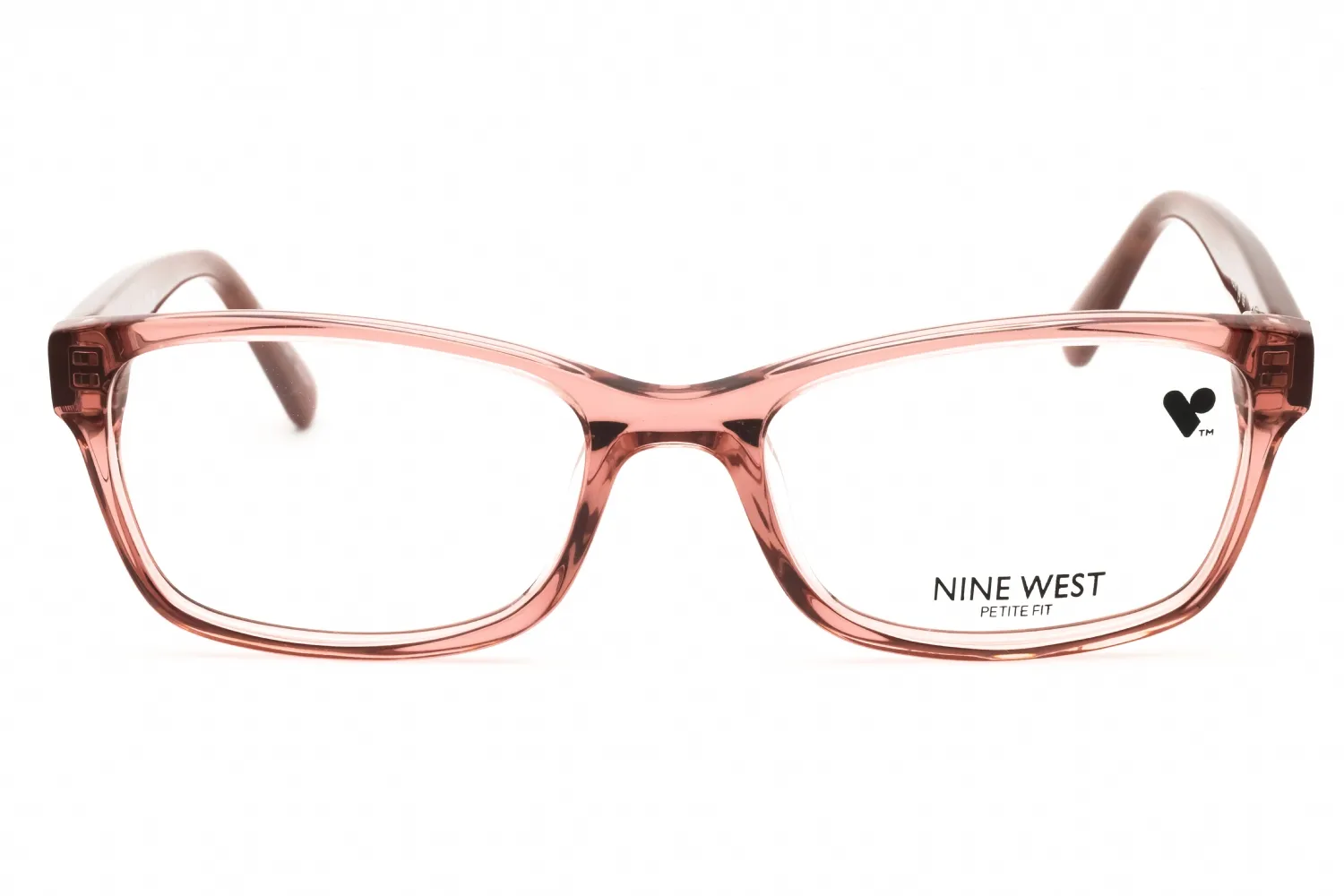 Nine West NW5210N 601 Eyeglasses Crystal Rose 49mm Women 2