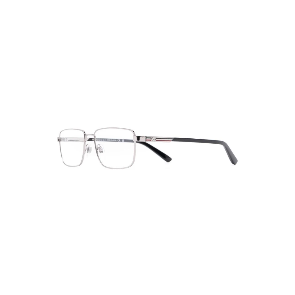 Gucci GG1291O 001 Eyeglasses Silver 55mm Men