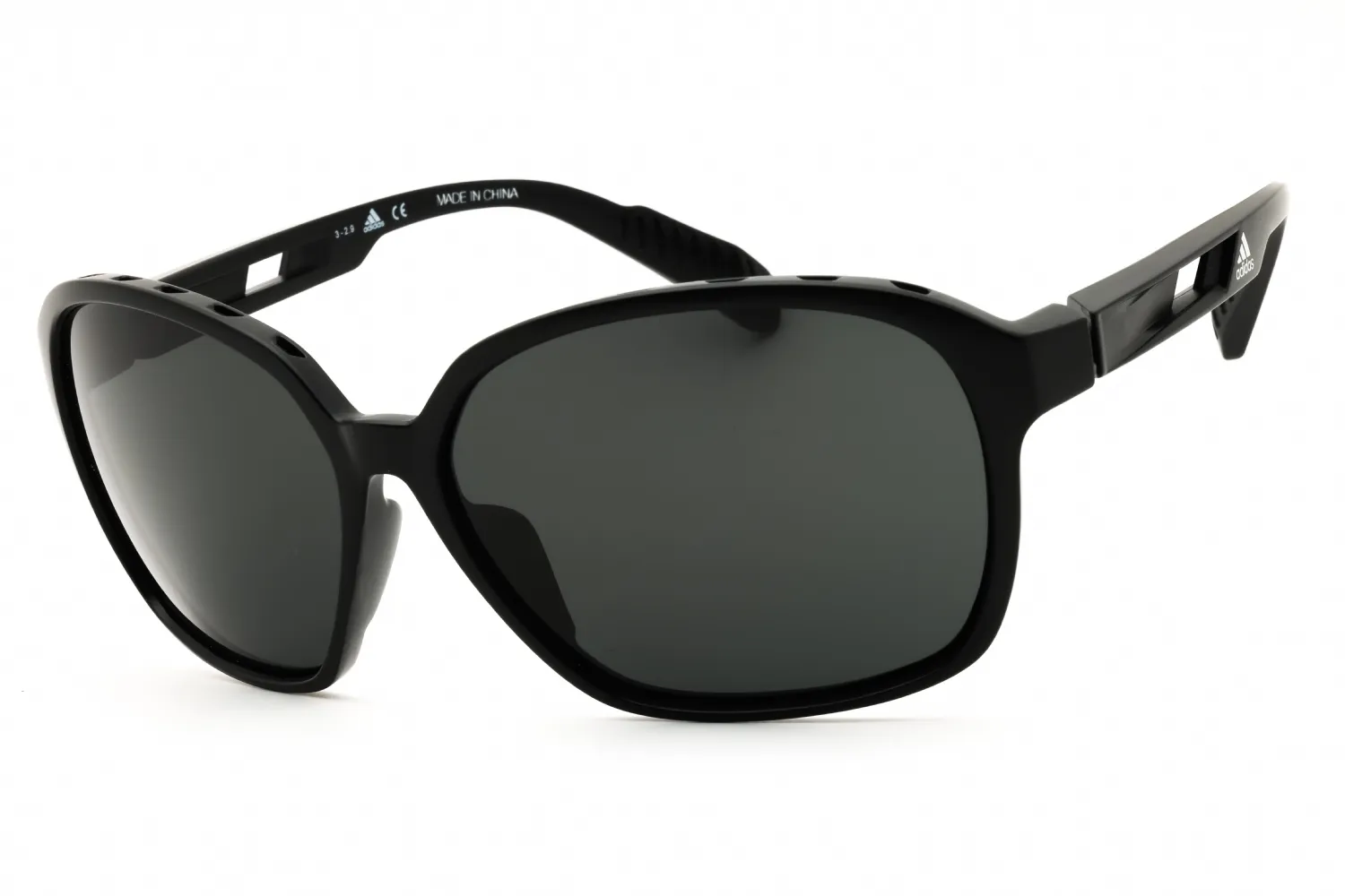 Adidas SP0013 01A Sunglasses Shiny Black 62mm Women