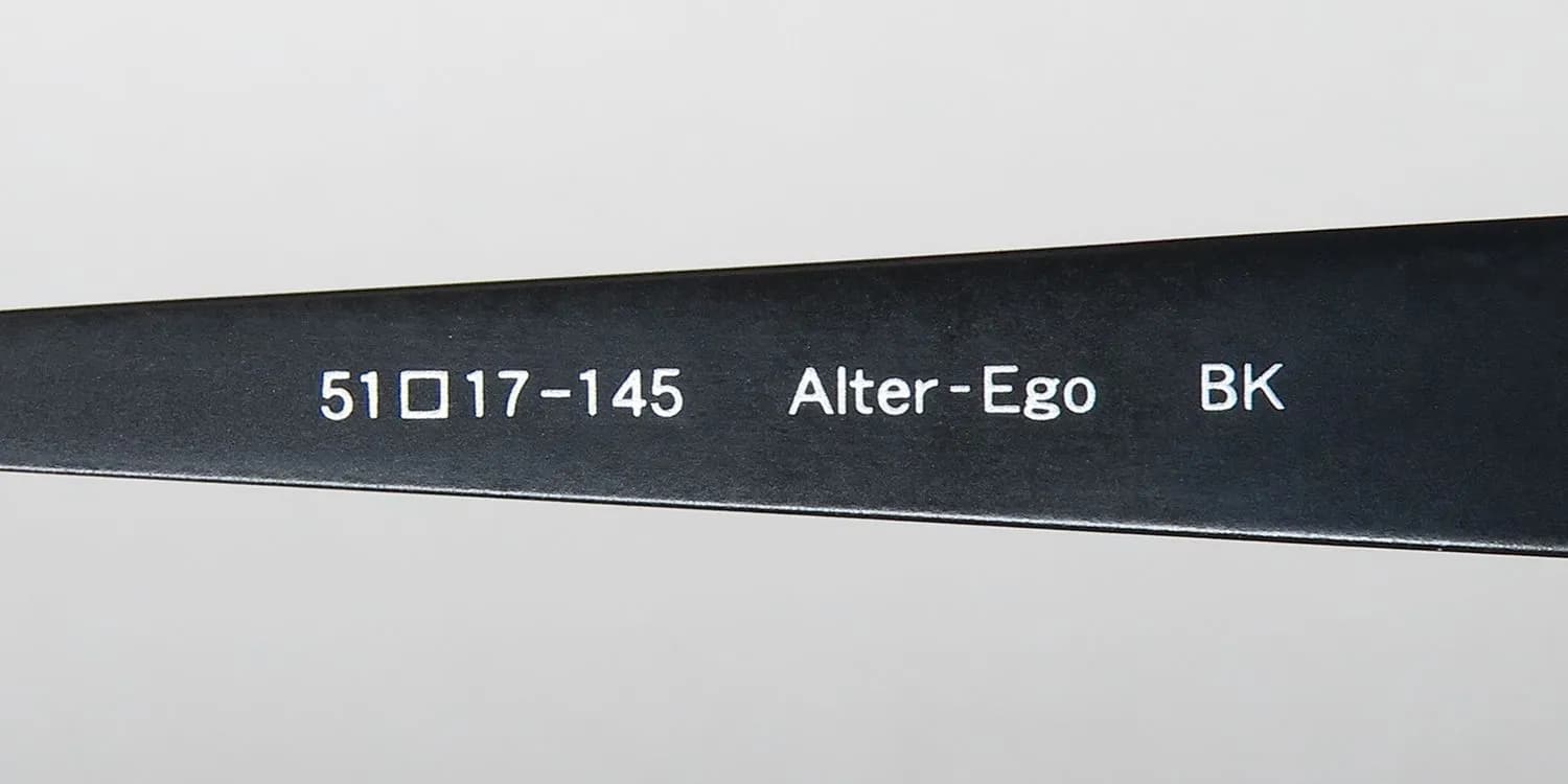 Oliver Peoples Alter-Ego bk Eyeglasses Black 51mm Unisex 8