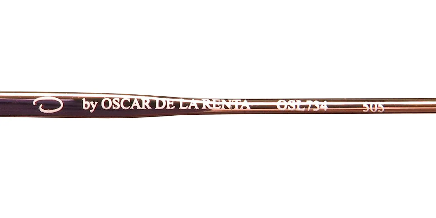 Oscar de la Renta Osl 734 505 Eyeglasses Plum 54mm 7