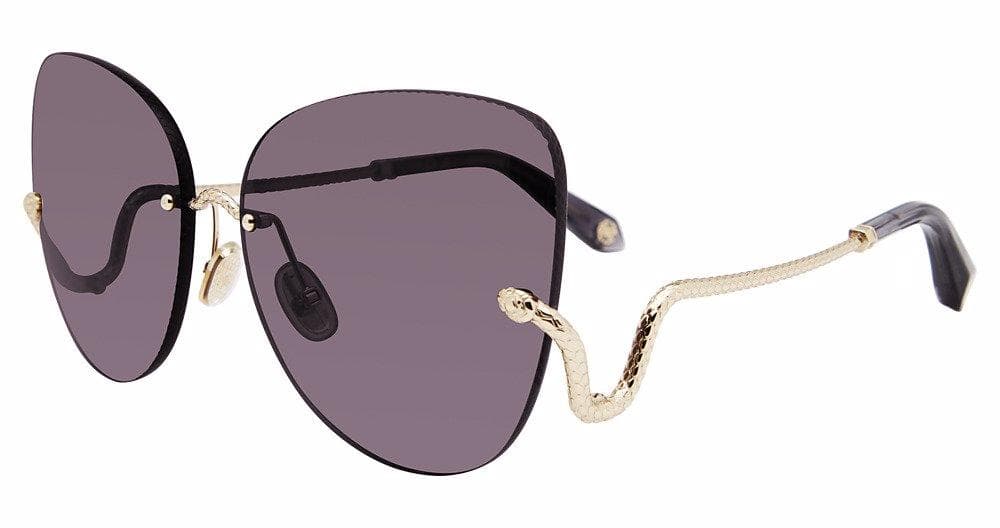 Roberto Cavalli SRC062 0300 Sunglasses Shiny Rose Gold 64mm Women