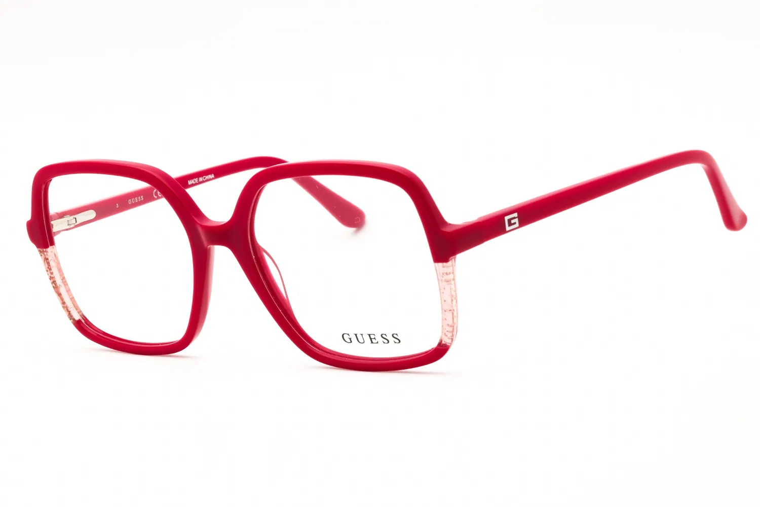 Guess GU2950 075 Eyeglasses Shiny Fuxia 53mm Women