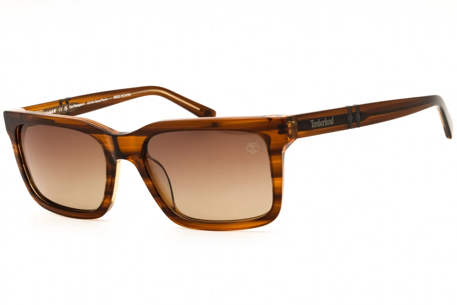 Timberland TB00021 48H Sunglasses Shiny Dark Brown 57mm Men