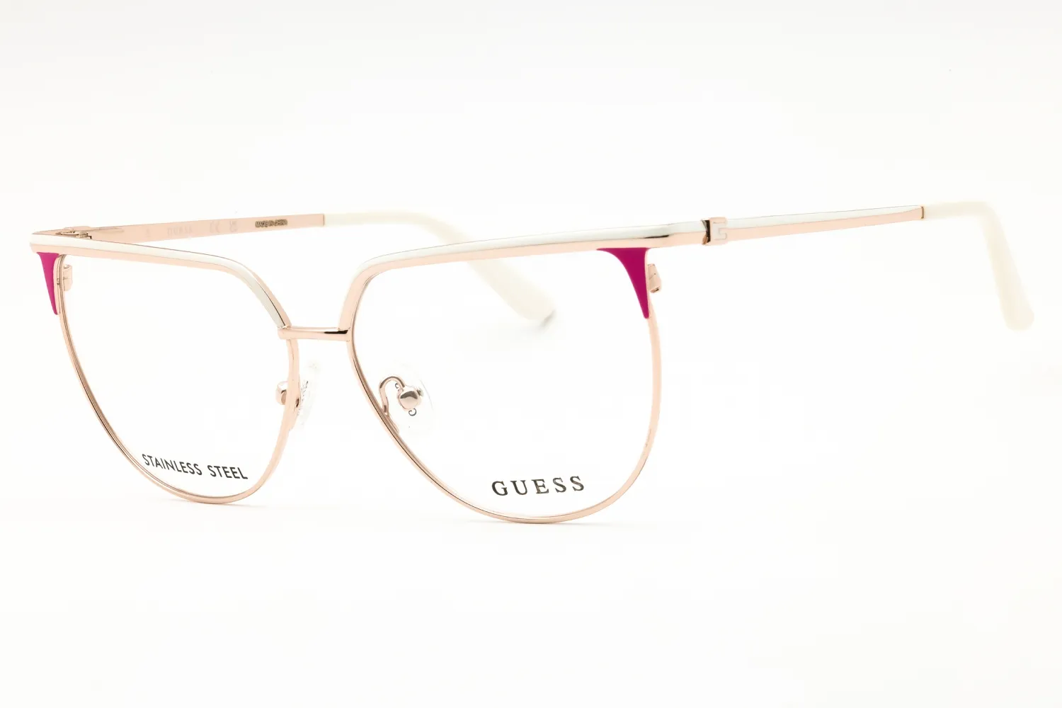 Guess GU50147 021 Eyeglasses White 54mm Women