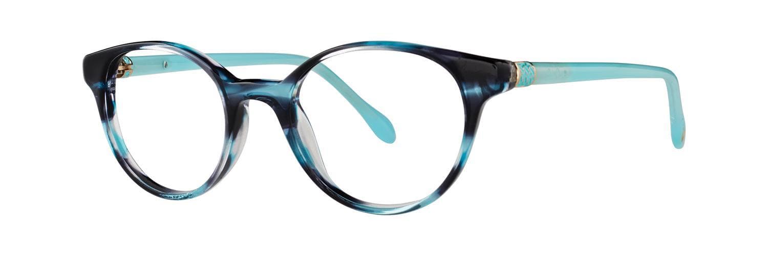 Lilly Pulitzer Carlton Eyeglasses Sky Havana 46mm Women