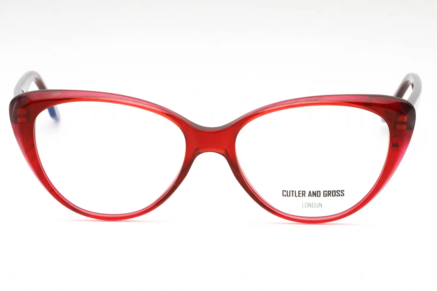 Cutler and Gross CGOP137056 004 Eyeglasses Red Mini 56mm Women 2
