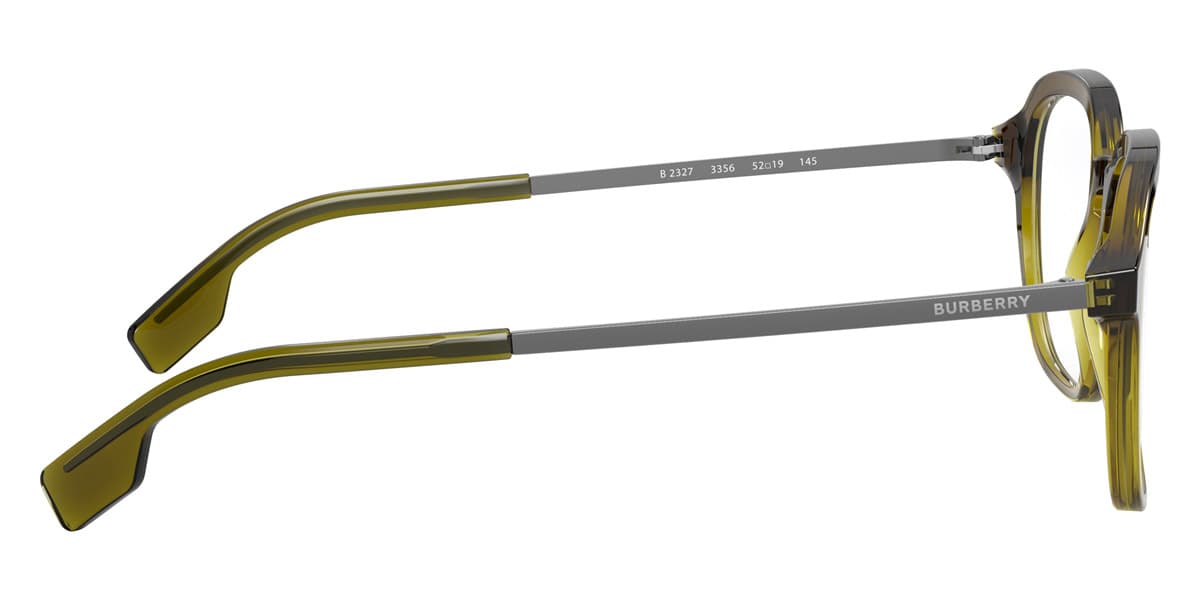 Burberry BE2327 THEODORE 08N1O1 Eyeglasses Transparent Olive Green 50mm Men 4