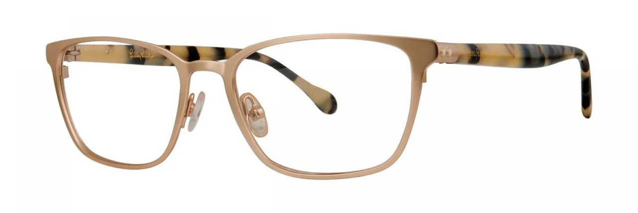 Lilly Pulitzer Rylan Eyeglasses Gold 49mm Women