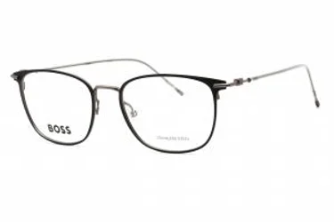 HUGO BOSS BOSS 1431 0RZZ 00 Eyeglasses Matte Black Dark Ruthenium 52mm