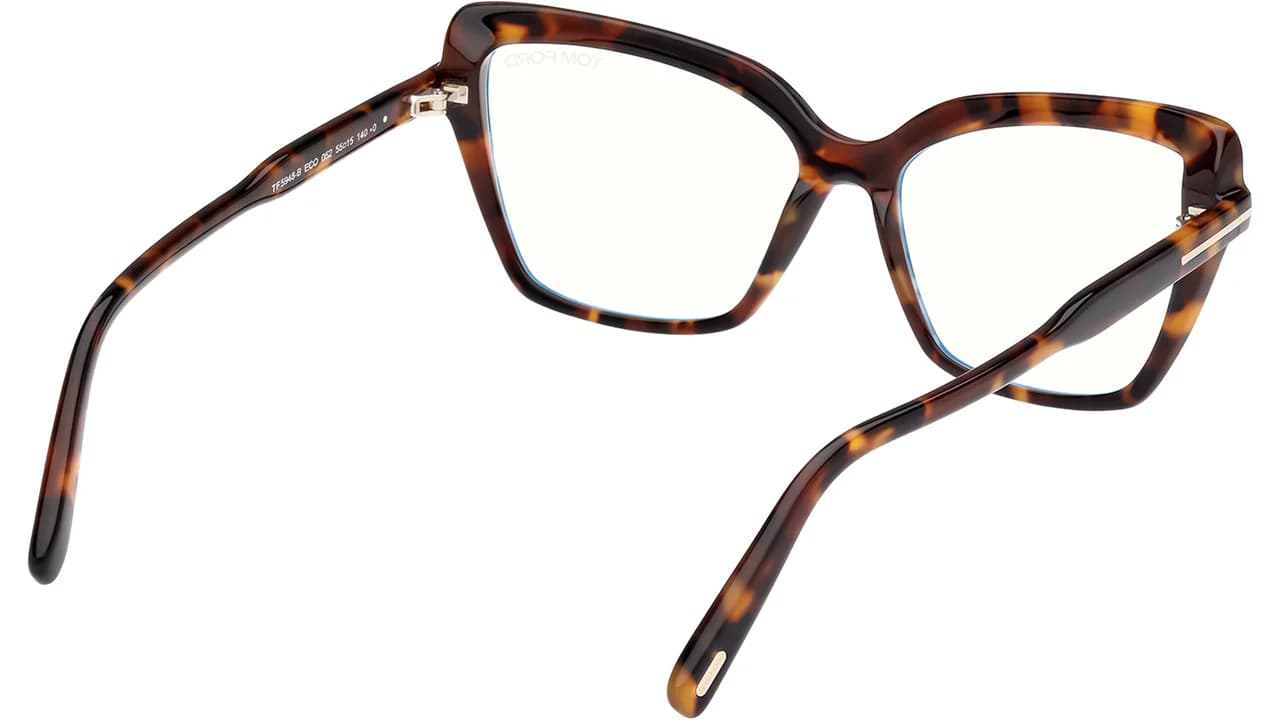 Tom Ford FT5948B 052 Eyeglasses Dark Havana 55mm Women 5