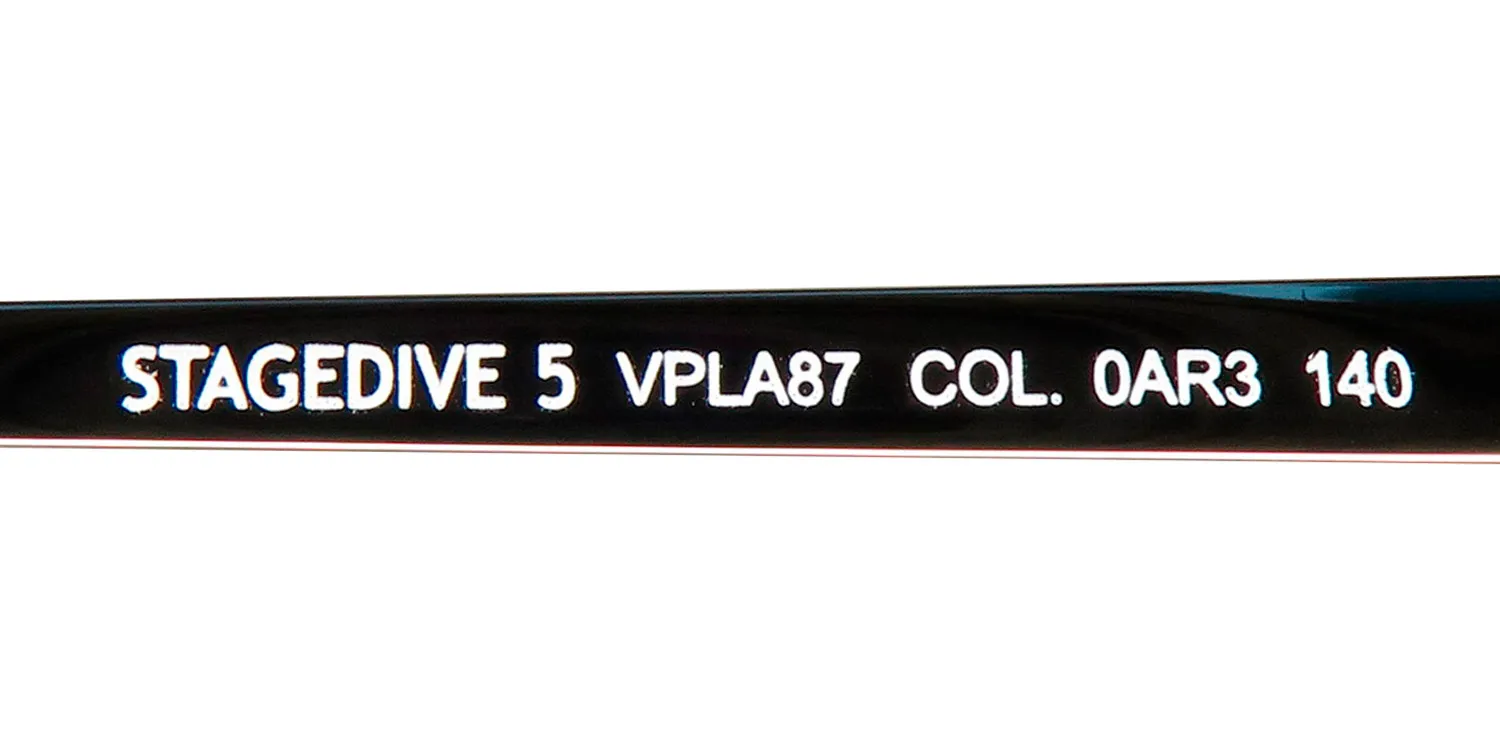 Police Vpla87 Stagedive 5 0ar3 Eyeglasses Burgundy 53mm 8