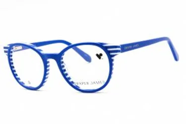 Draper James DJ1021 415 Eyeglasses Blue Stripped 46mm