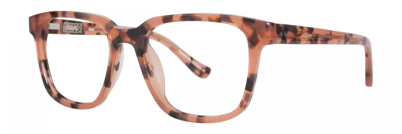 Kensie Soul Eyeglasses Pink Tortoise 49mm Women