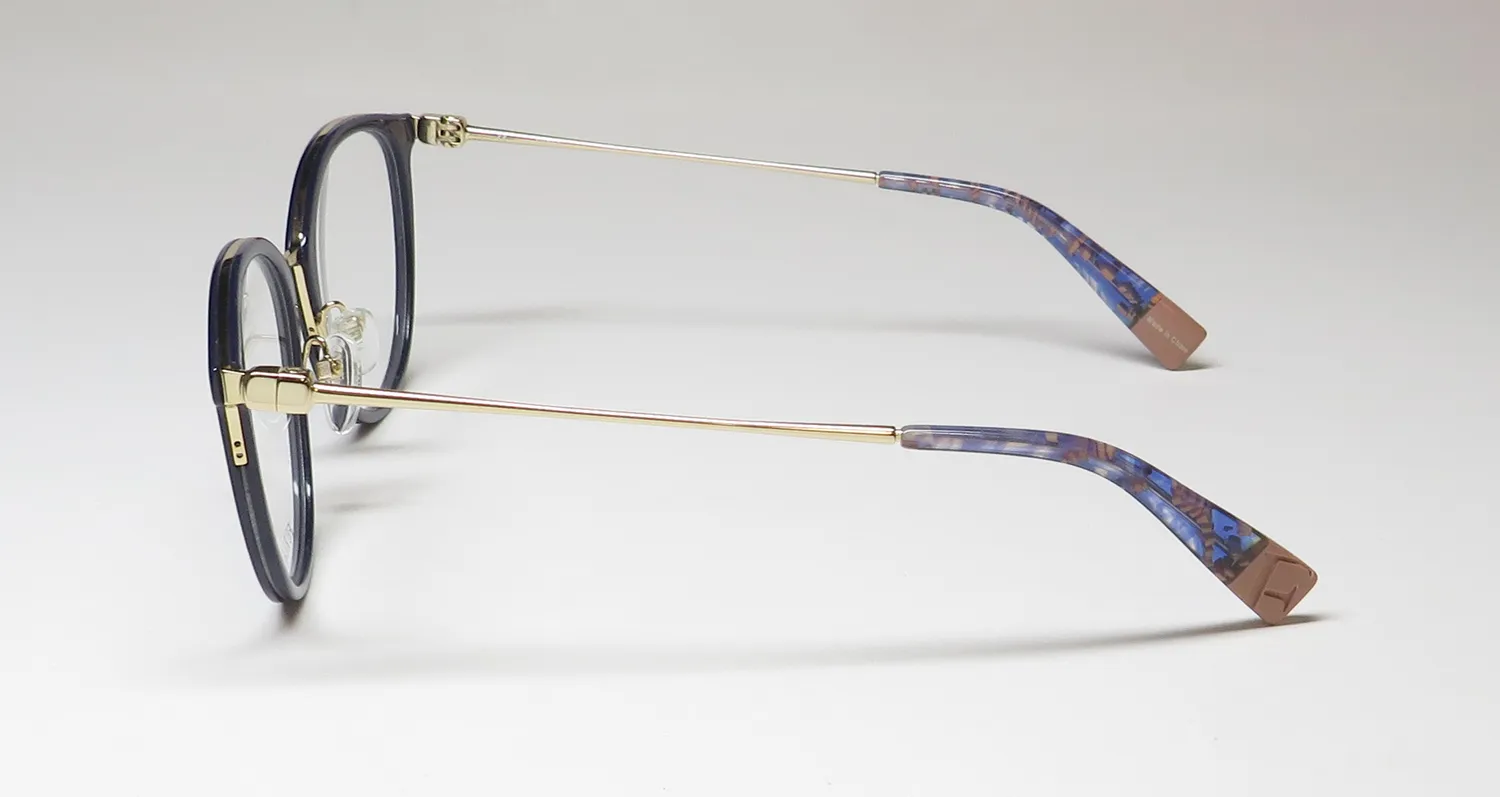 Furla Vfu202 0v15 Eyeglasses Blue 51mm 4