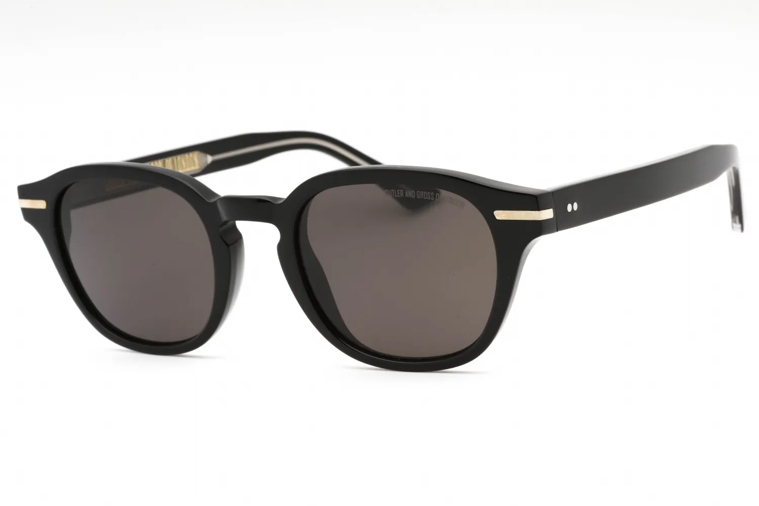 Cutler and Gross CG1356S 005 Sunglasses Black On Crystal 51mm Unisex
