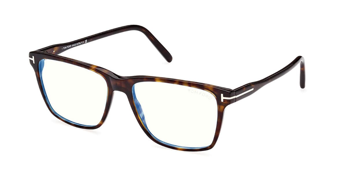 Tom Ford TF5817-B ECO 052 FT5817-B Blue-Light Block Eyeglasses Brown 56mm Men 2