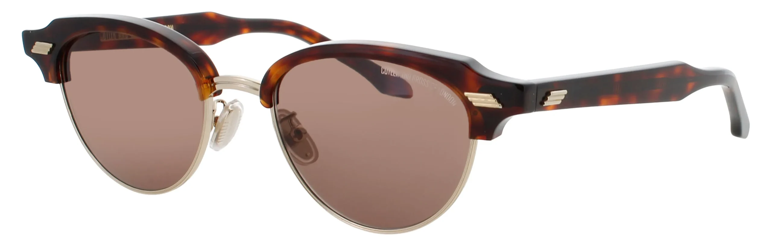 Cutler and Gross CGSN-1335 04 Sunglasses Dark Turtle 51mm Unisex