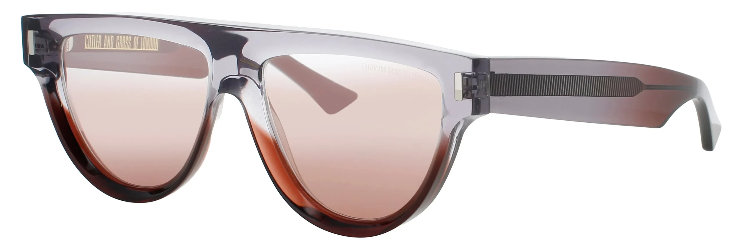 Cutler and Gross CGSN-1342 03 Sunglasses Reverse Grad Sherry 56mm Women