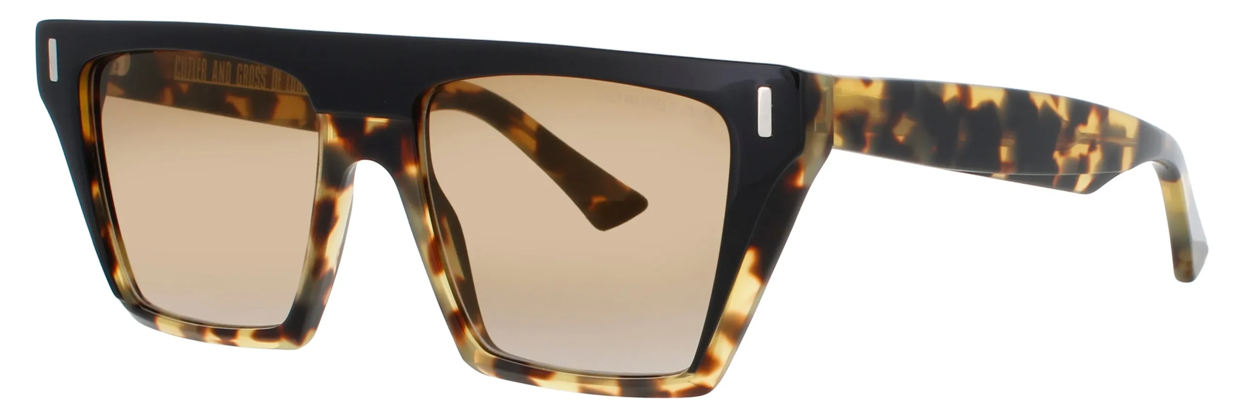 Cutler and Gross CGSN-1352 04 Sunglasses Black Taxi On Camo 55mm Women