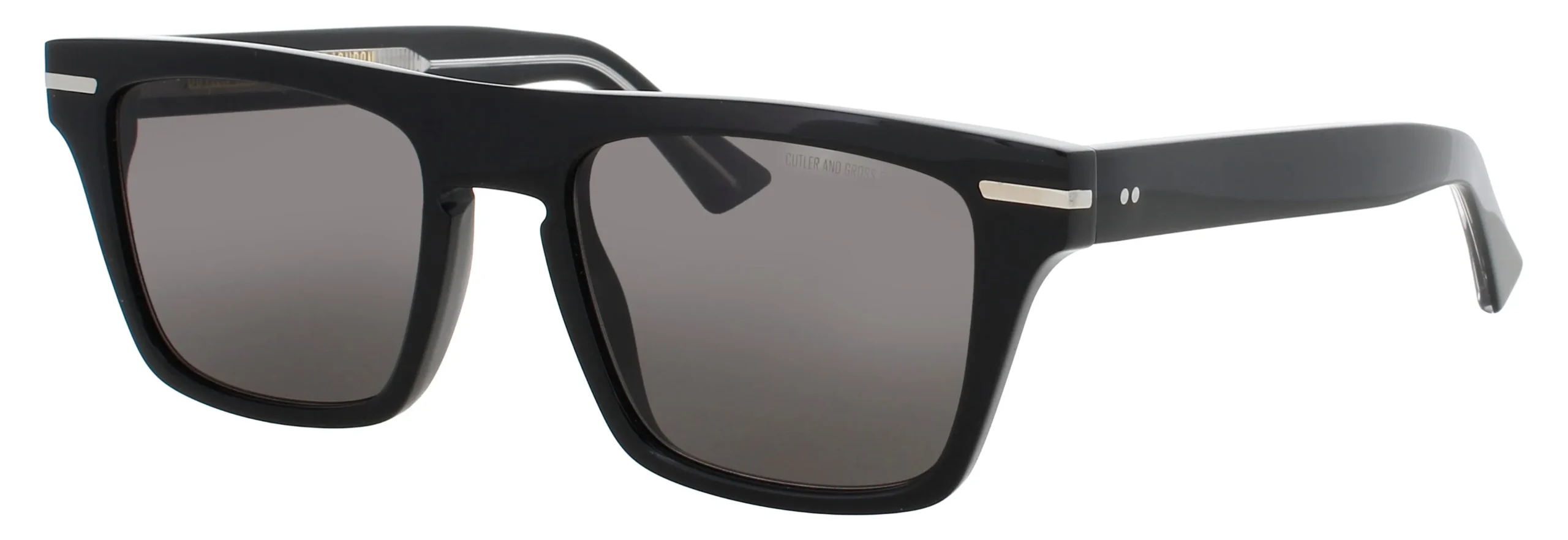 Cutler and Gross CGSN-1357 01 Sunglasses Black Taxi 54mm Men