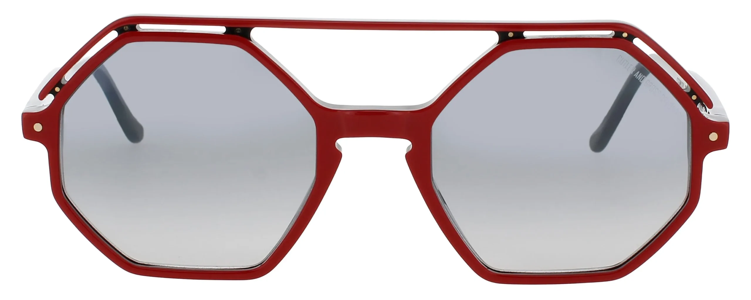 Cutler and Gross CGSN-1371 03 Sunglasses Red 53mm Women 2