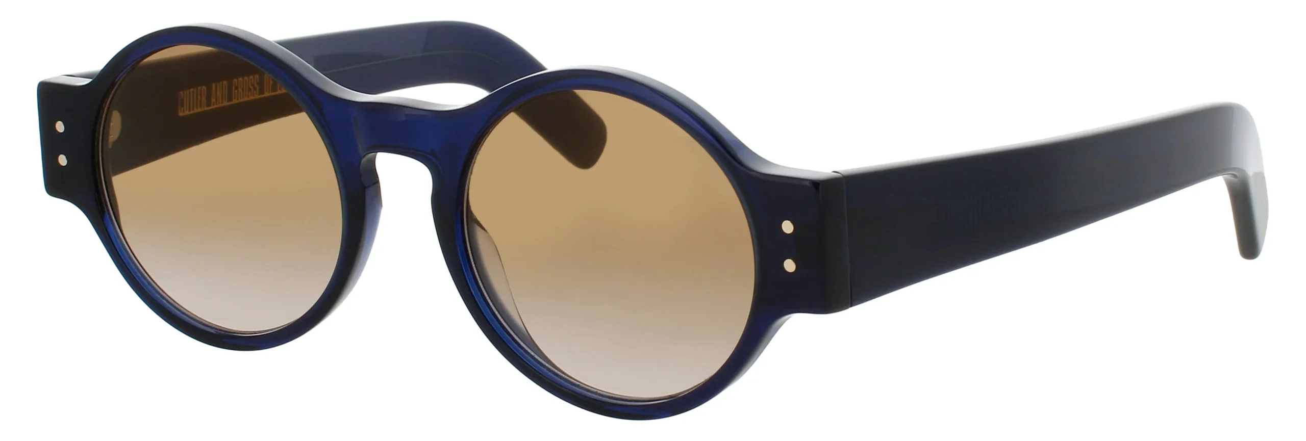 Cutler and Gross CGSN-1374 03 Sunglasses Classic Navy Blue 49mm Unisex