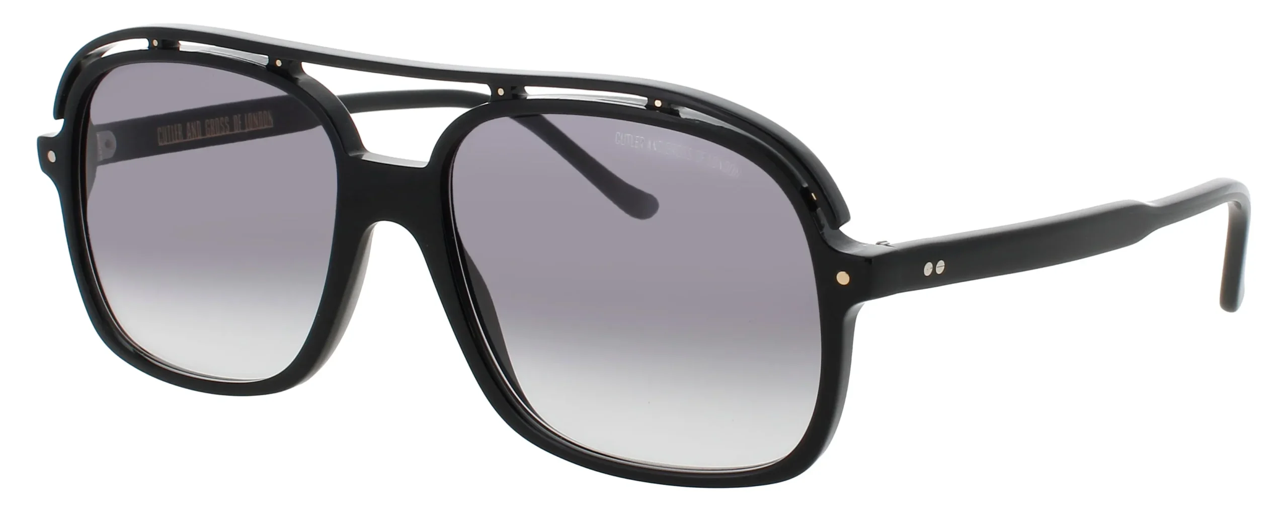 Cutler and Gross CGSN-1376 01 Sunglasses Black 59mm Women