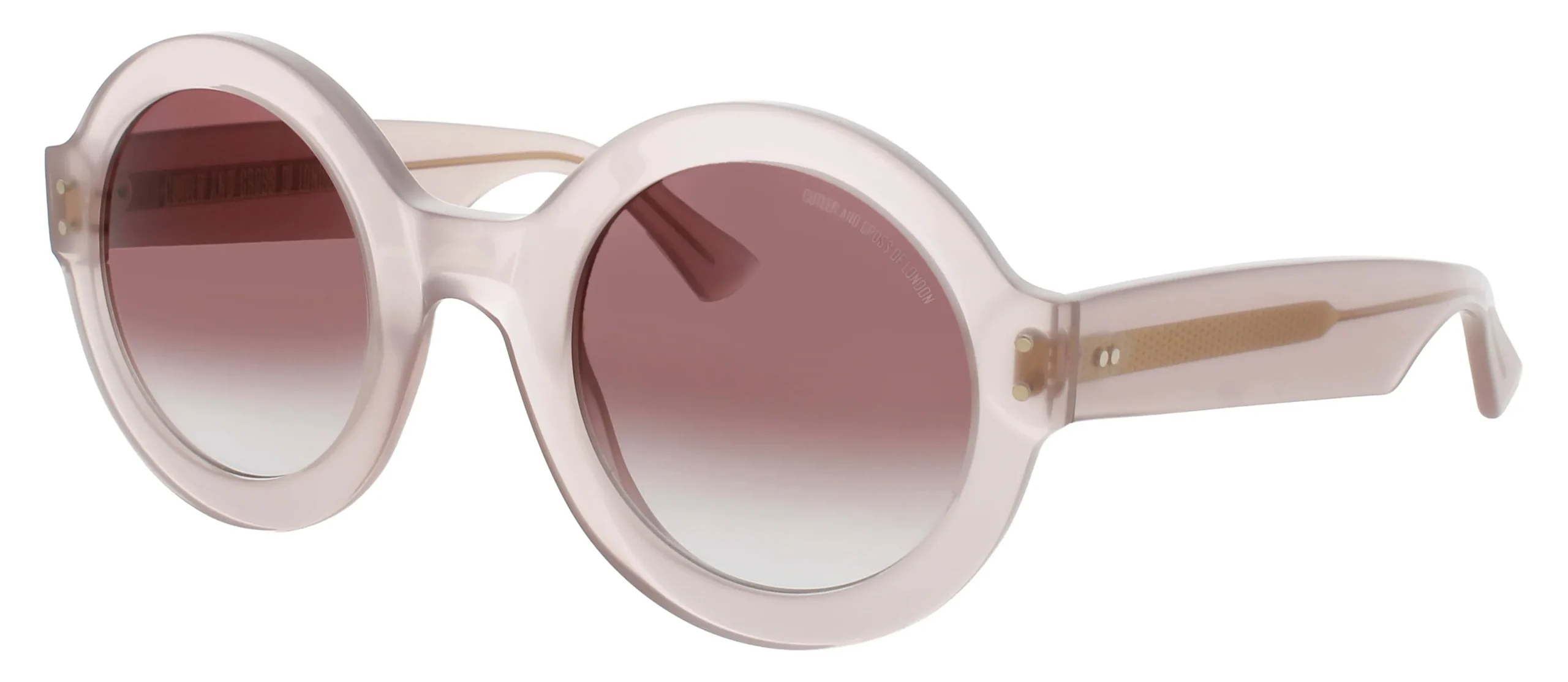 Cutler and Gross CGSN1377 04 Sunglasses Prawn Cocktail 52mm Women