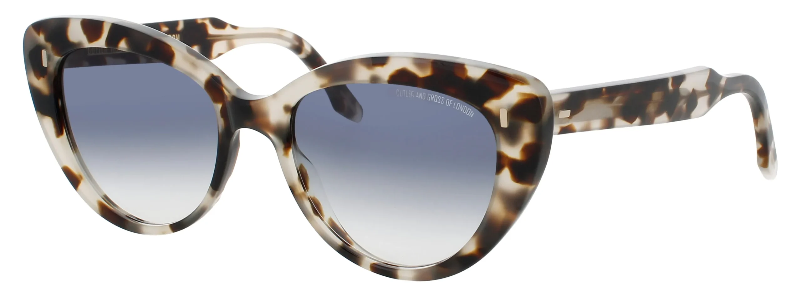 Cutler and Gross CGSN-1350 13 Sunglasses Jet Engine Grey 53mm Women