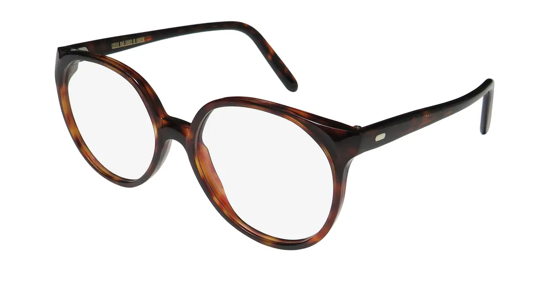 Cutler and Gross 1075 dt01 Eyeglasses Dark Turtle 01 53mm
