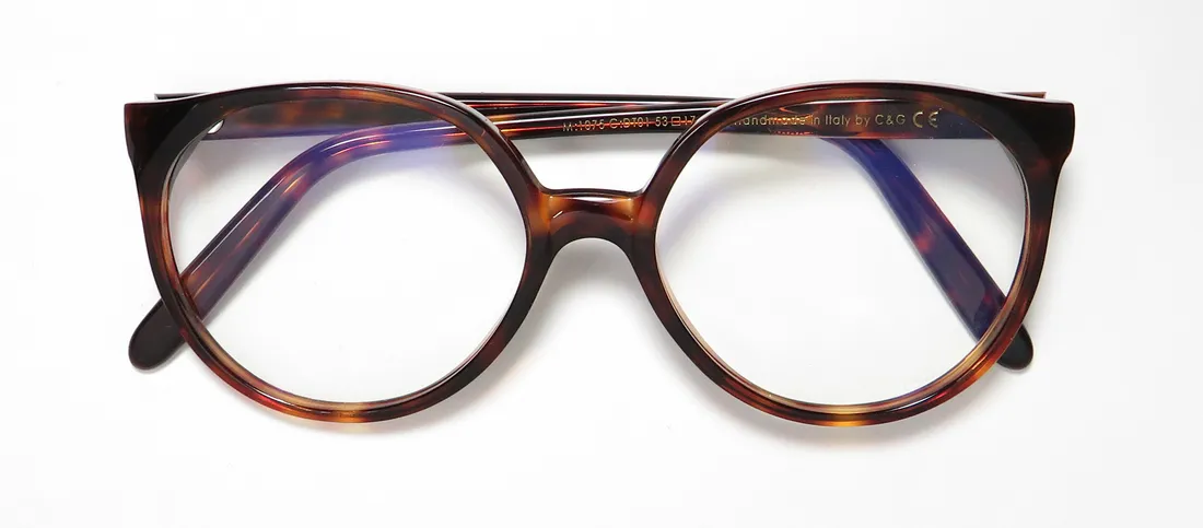 Cutler and Gross 1075 dt01 Eyeglasses Dark Turtle 01 53mm 2