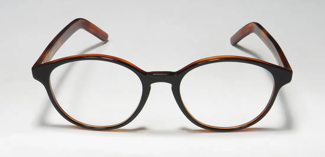 Cutler and Gross 1167 bdt Eyeglasses Black On Dark Turtle 48mm 3