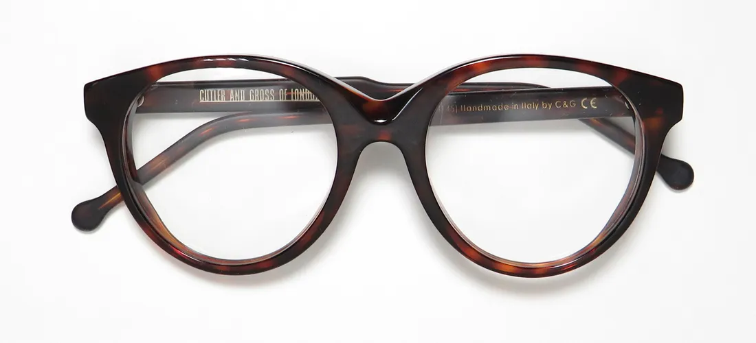 Cutler and Gross 1210 dt01 Eyeglasses Dark Turtle 01 51mm 2