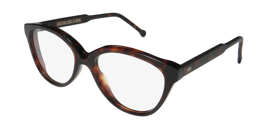 Cutler and Gross 1211 dt01 Eyeglasses Dark Turtle 01 53mm