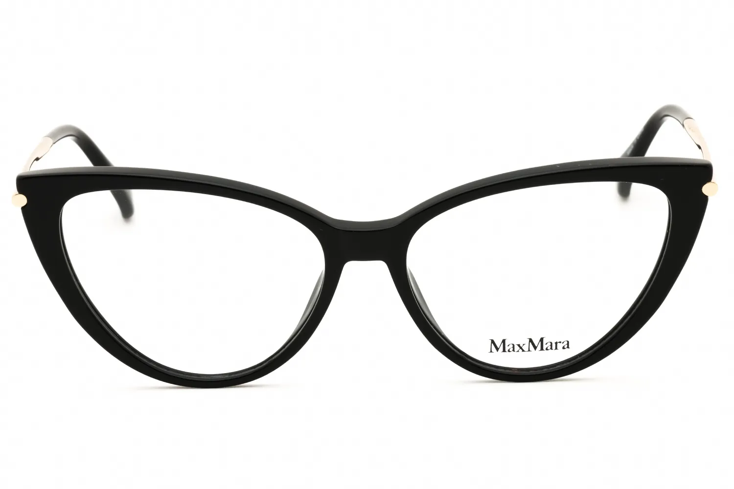 Max Mara MM5006 001 Eyeglasses Shiny Black 54mm Women 2