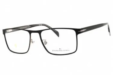 David Beckham DB 1067 0TI7 00 Eyeglasses Mt Black Ruthenium 58mm