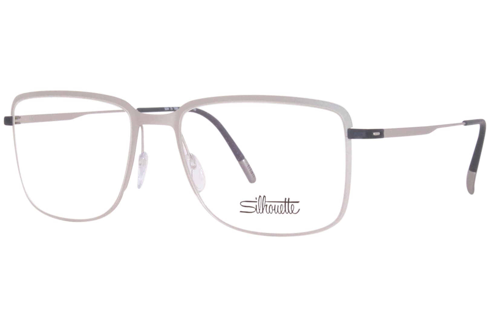 Silhouette Lite Wave 5534 7000 Eyeglasses Smooth Rhodium 54mm Unisex