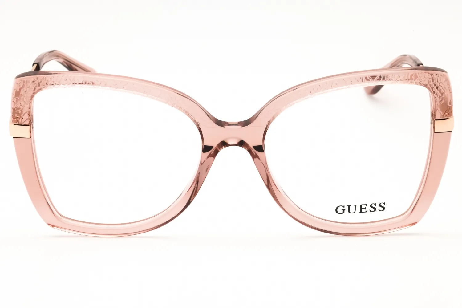 Guess GU50245 057 Eyeglasses Shiny Beige 54mm Women 2
